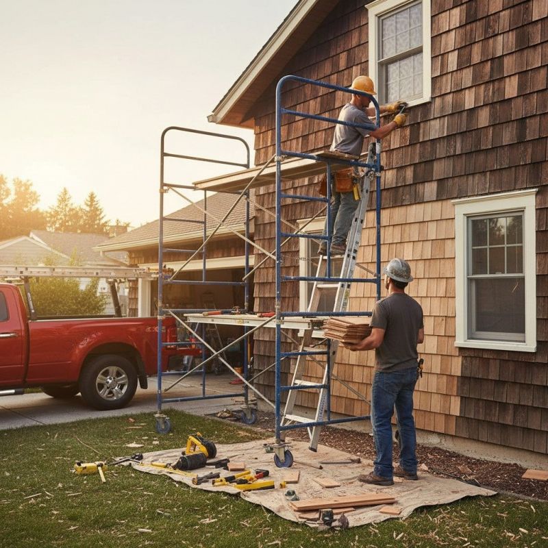 Wood Siding Service detail